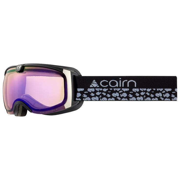 Cairn Masque de Ski Pearl Evolight Nxt Mat Black Purple Leopard Présentation