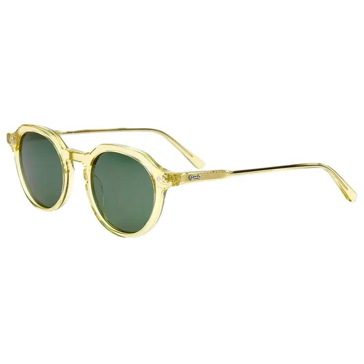 Binocle Eyewear Lunettes de soleil Melbourne Champagne Green Polarized Présentation