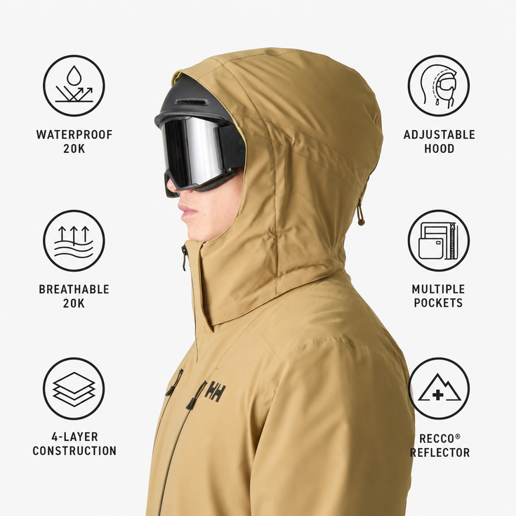 Helly Hansen Blouson Ski Alpha 4.0 Elmwood Résumé