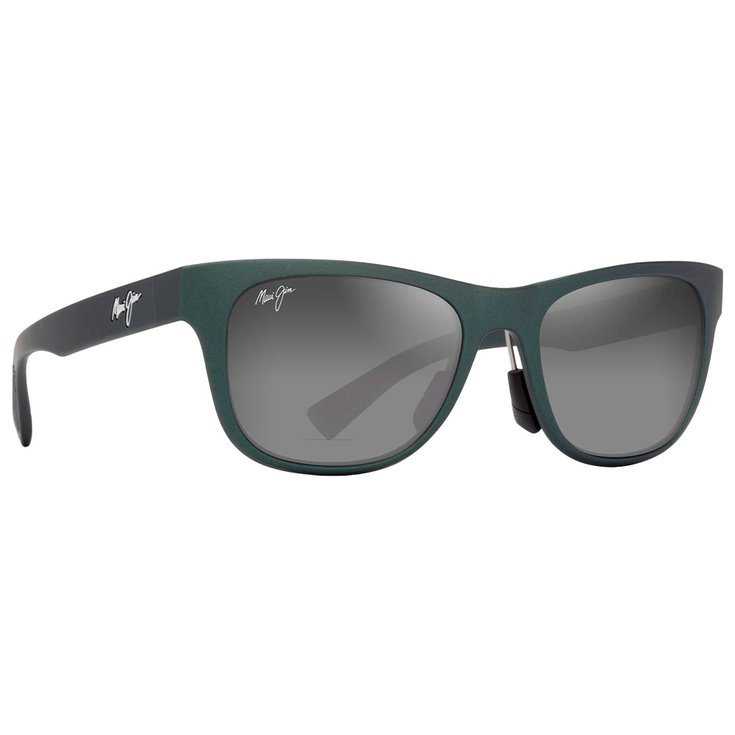 Maui Jim Lunettes de soleil Kapeau Metal Matte Green Neutral Grey Mineral Superthin Présentation
