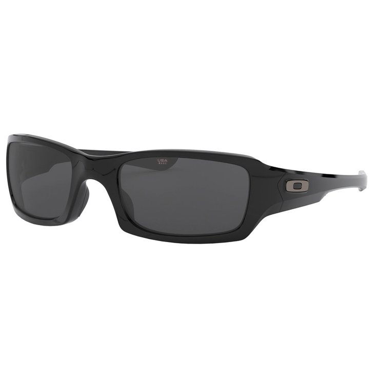 Oakley Lunettes de soleil Fives Squared Polished Black Grey Présentation