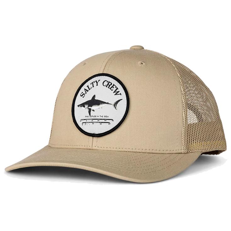 Salty Crew Casquettes Bruce Retro Trucker Khaki Présentation