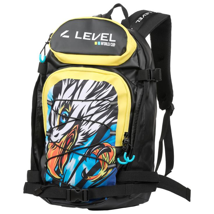 Level Sac à dos Freeride Eagle 25Lt Jaune Bleu Présentation