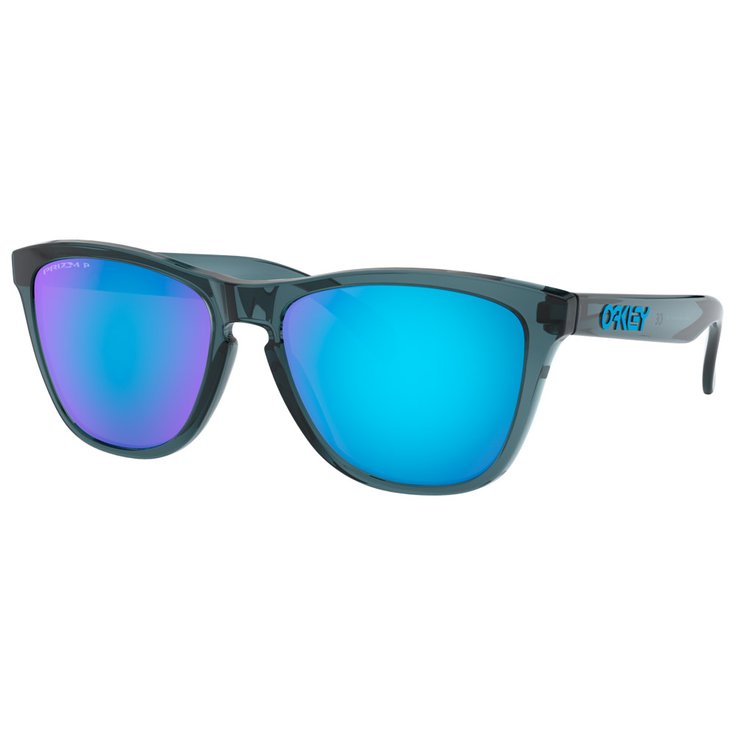 Oakley Lunettes de soleil Frogskins Crystal Black Prizm Sapphire Polarized Présentation