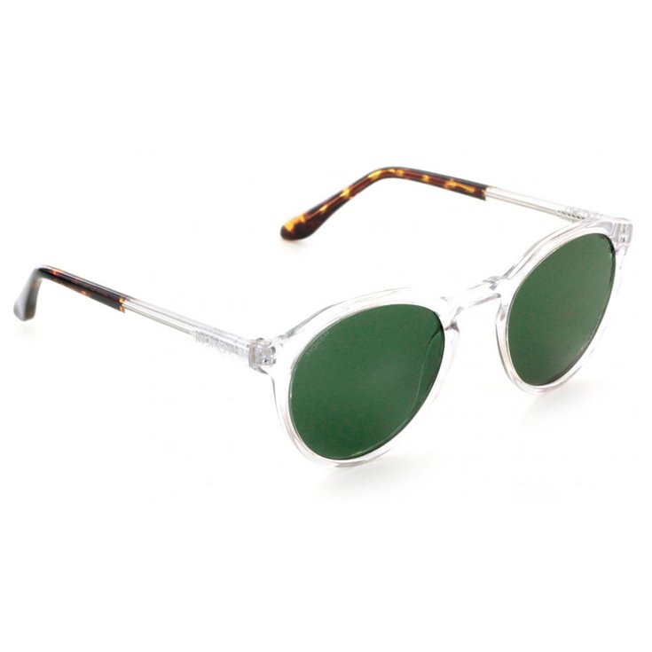 Moken Vision Lunettes de soleil Leon Crystal Tortoise Green Cat.3 Polarized Présentation