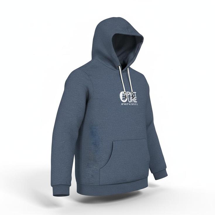 Picture Sweat Basement Hoodie Dark Blue Melange Présentation