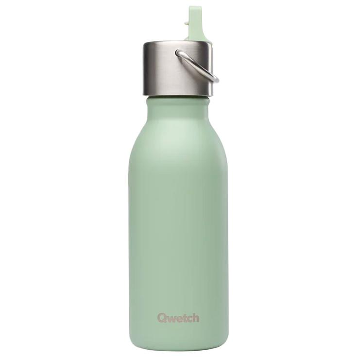 Qwetch Gourde Kids 350 ml Sport Active Matt Vert Tilleul Présentation