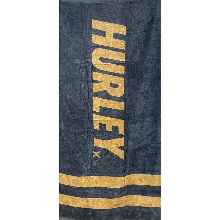 Hurley Serviettes plage Fastlane 2Stripe Towel - Obsidian Présentation