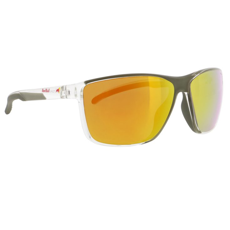 Red Bull Spect Lunettes de soleil Drift Shiny X'Tal Clear Olive Green Rubber Brown Orange Mirror Présentation