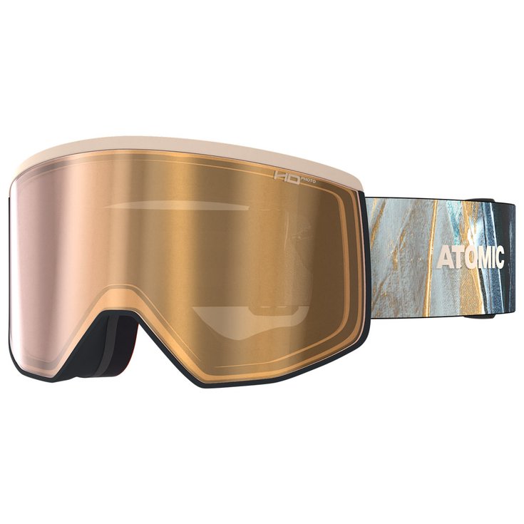 Atomic Masque de Ski Four Pro L Hd Photo Maven Amber Gold Présentation