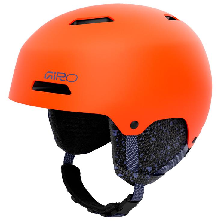 Giro Casque Crue Matte Orange Présentation