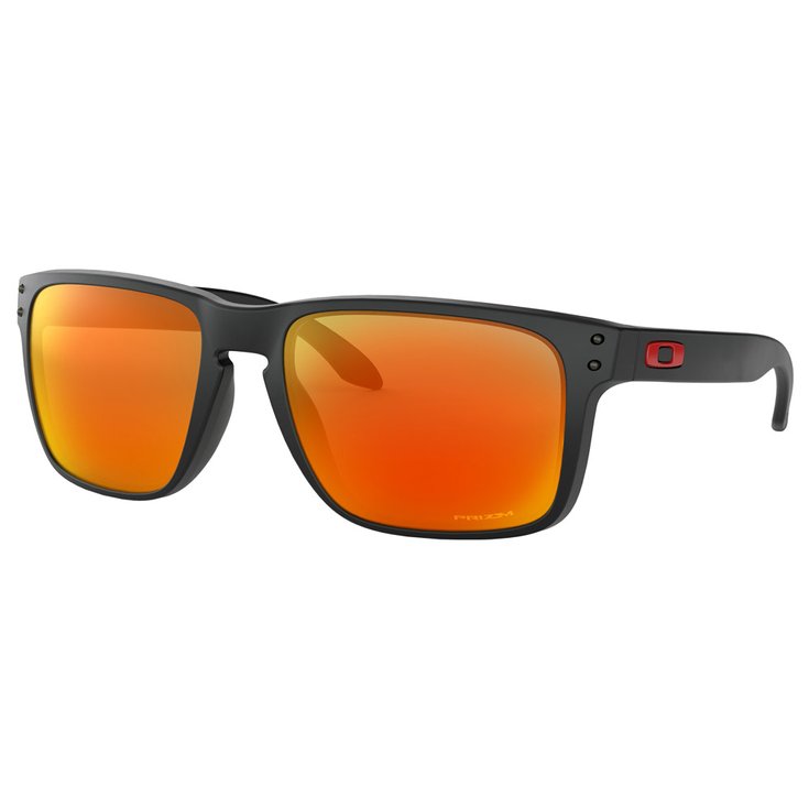 Oakley Lunettes de soleil Holbrook XL Matte Matte Black Prizm Ruby Présentation
