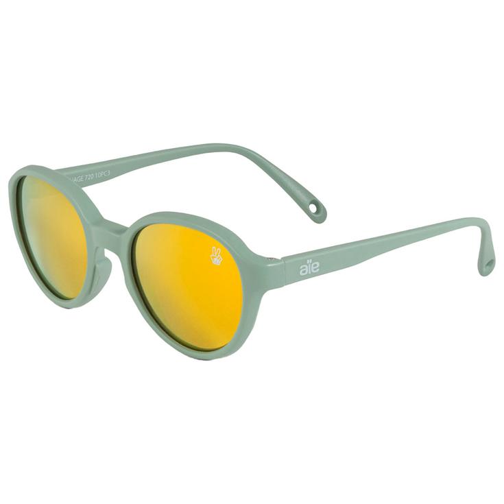 Altitude Eyewear Lunettes de soleil Nuage Khaki Grey Gold Flash Présentation