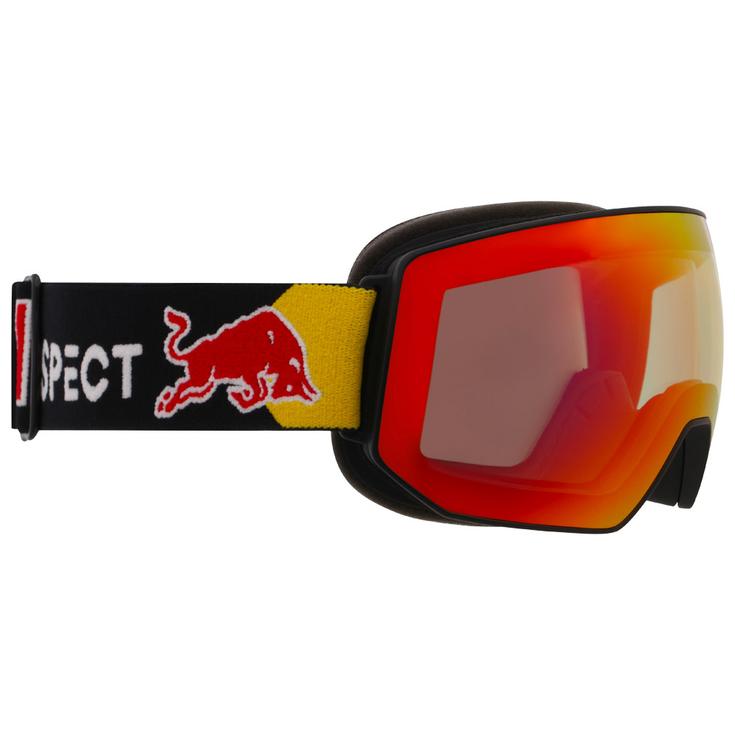 Red Bull Spect Masque de Ski Fink Matt Black Brown Red Chrom-X Présentation