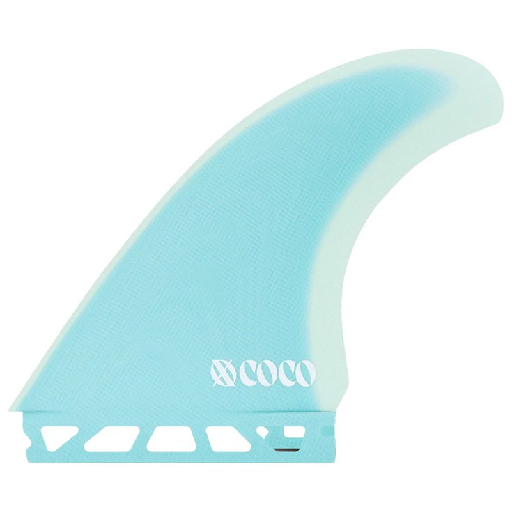 Futures Fins Ailerons Surf XO Coco Twin + 1 Blue Présentation
