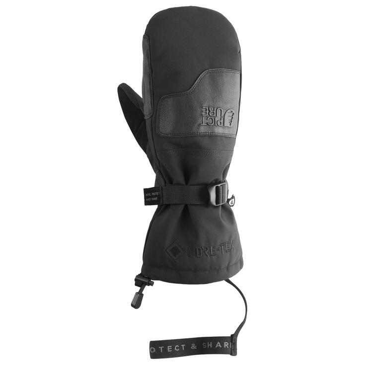 Picture Moufles Grabey Gore-Tex Mitts Black Présentation