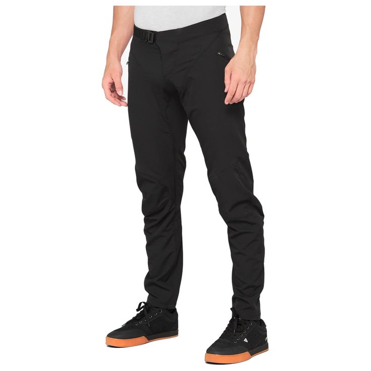 100% Pantalon VTT Airmatic Black Présentation