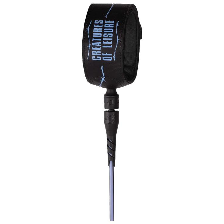 Creatures Leash Surf Superlite Pro 6 Black Purple Haze Barbed Wire Présentation