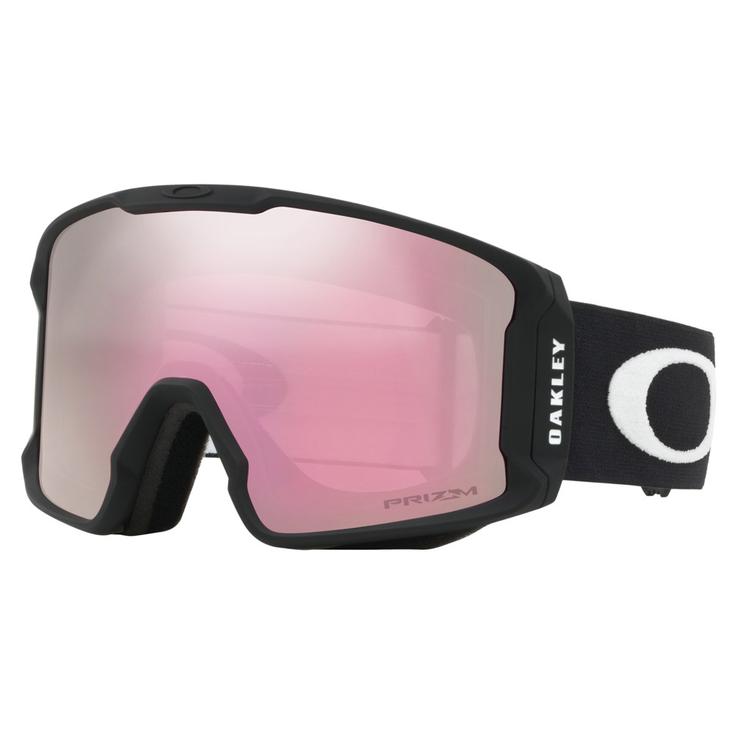 Oakley Masque de Ski Line Miner Xm Matte Black Prizm Snow Hi Pink Iridium Présentation