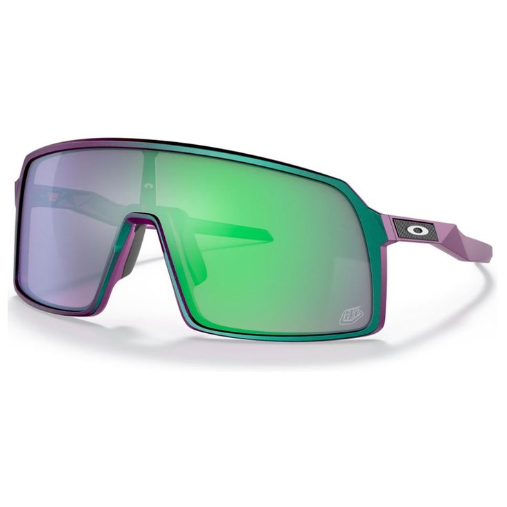 Oakley Lunettes de soleil Sutro Troy Lee Designs Matte Purple Green Shift Prizm Jade Présentation