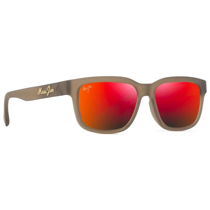 Maui Jim Lunettes de soleil Kopikala Mat Translucide Sand Hawaii Lava MauiPure Présentation