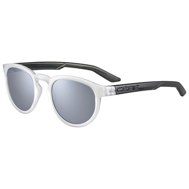 Cebe Lunettes de soleil Nightawk Crystal Black Matte Zone Grey Cat.3 Silver Présentation
