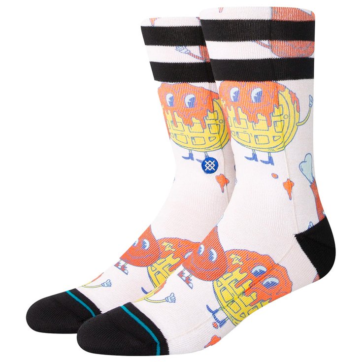 Stance Chaussettes Print & Pattern Socks Bock Bock White Présentation