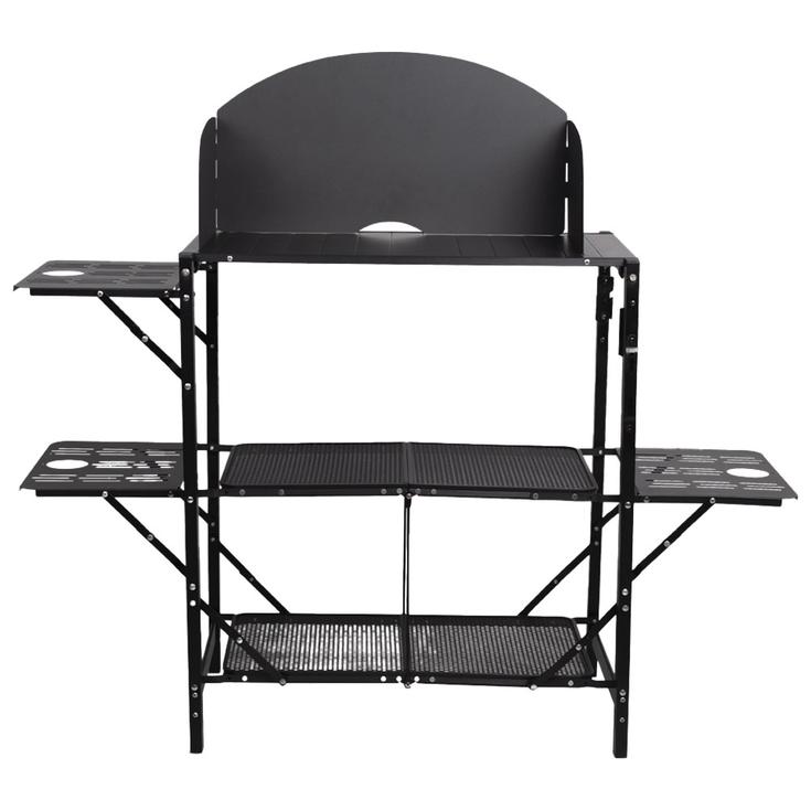 Kampa Table Slimchef Stand Kitchen Black Présentation