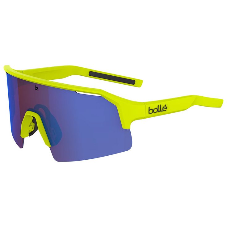 Bollé Lunettes de soleil C-Shifter Acid Yellow Matte Brown Blue Présentation