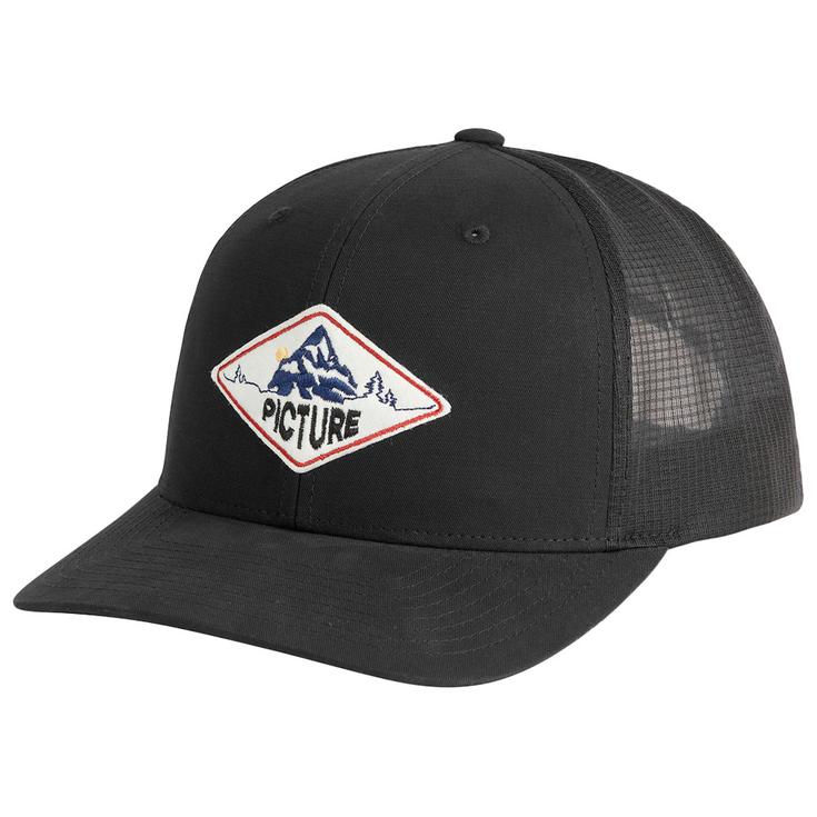 Picture Casquettes Zephyr Trucker Cap Black Présentation