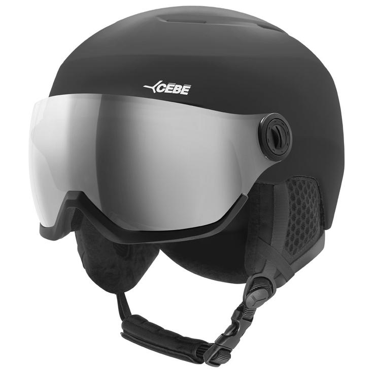 Cebe Casque de ski Stratos Vision Black Silver Mirror Présentation
