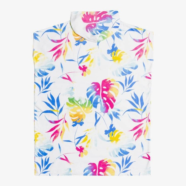 Roxy Poncho Surf Stay Magical Snow White Surf Trippin Face