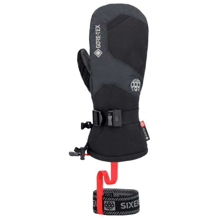 686 Moufles Gore-Tex Leather Linear Mitt Black Présentation 686 Moufles Gore-Tex Leather Linear Mitt Black Présentation