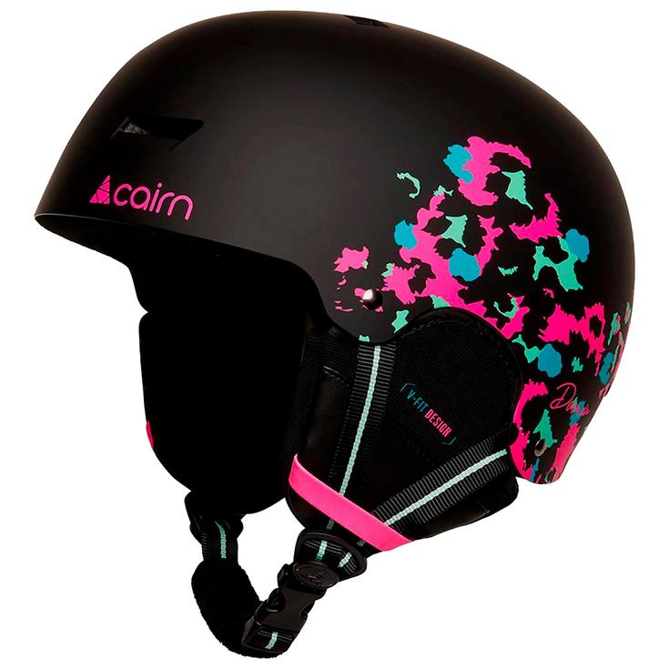 Cairn Casque Darwin Junior Black Fuchsia Animal Présentation