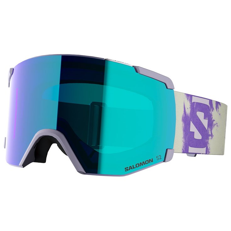 Salomon Masque de Ski S/View Evening Haze Multilayer Mid Blue Présentation
