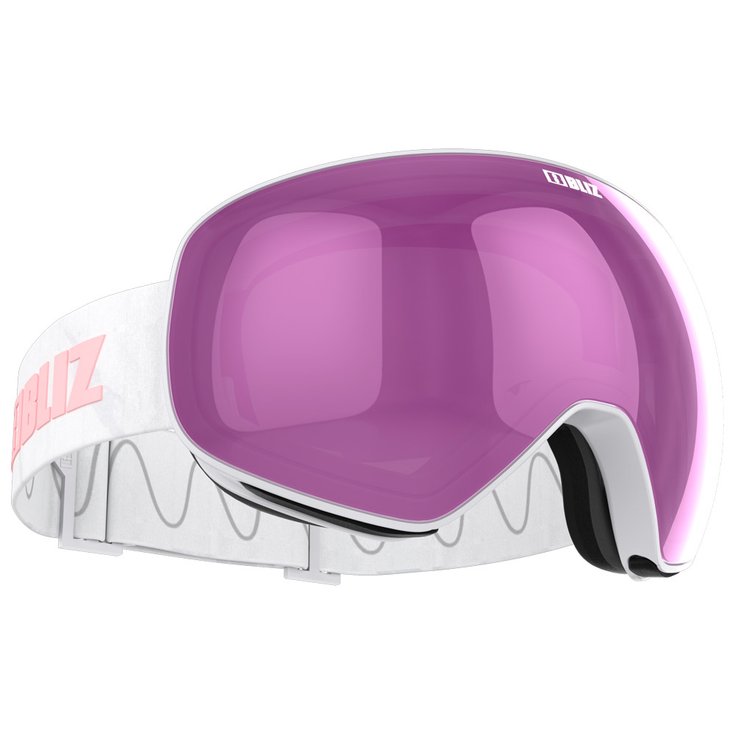 Bliz Masque de Ski Floz Matte White Brown Pink Multi Présentation