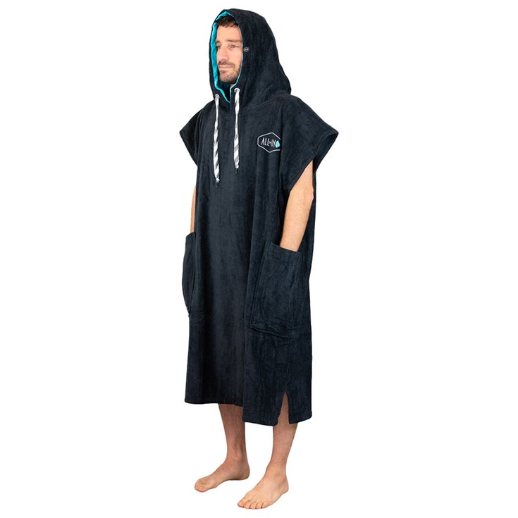 All-In Poncho Classic Flash Black Turquoise Présentation