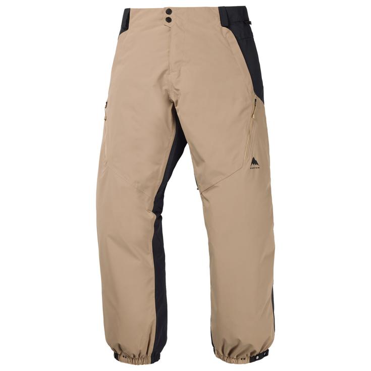 Burton Pantalon Ski Reserve 2L Relaxed Pants Summit Taupe True Black Présentation