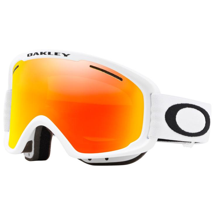 Oakley Masque de Ski O-Frame 2.0 Pro M Matte White Fire Iridium + Persimmon Présentation
