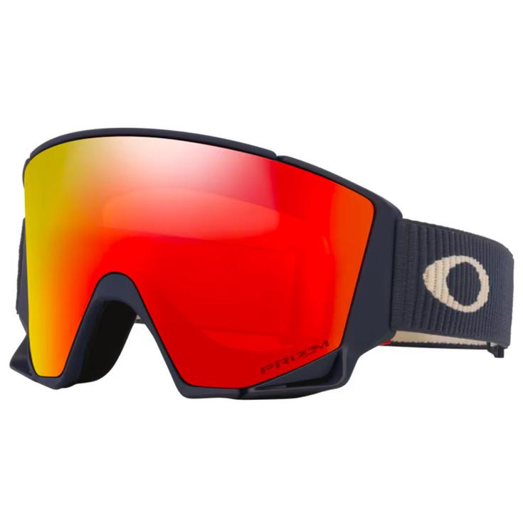 Oakley Masque de Ski Flow Scape L India Ink Cordroy Prizm Torch Iridium + Prizm Iced Iridium Présentation