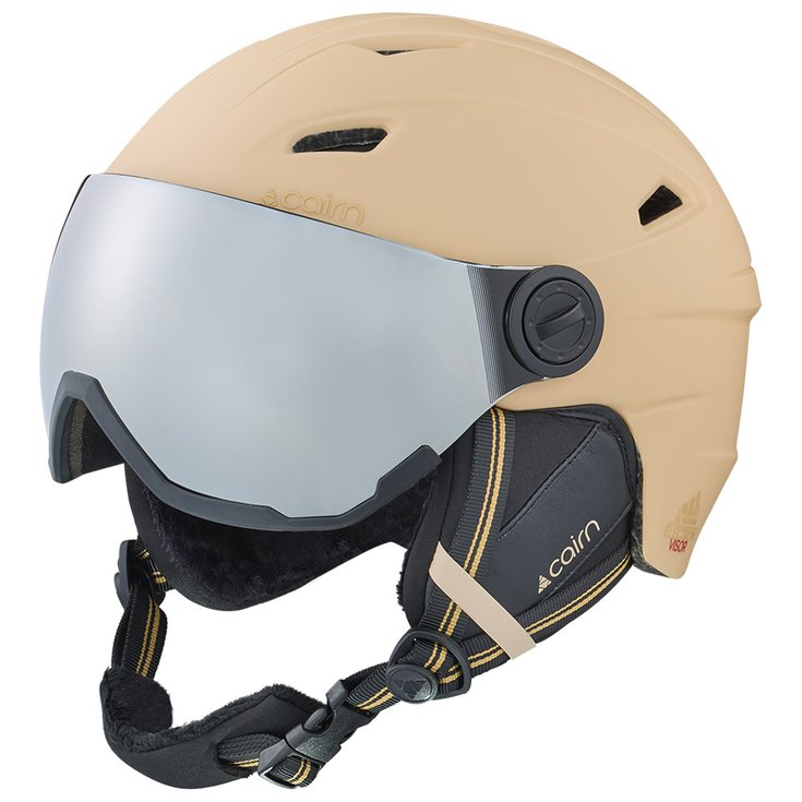 Cairn Casque visière Electron Visor Mat Biscuit Présentation