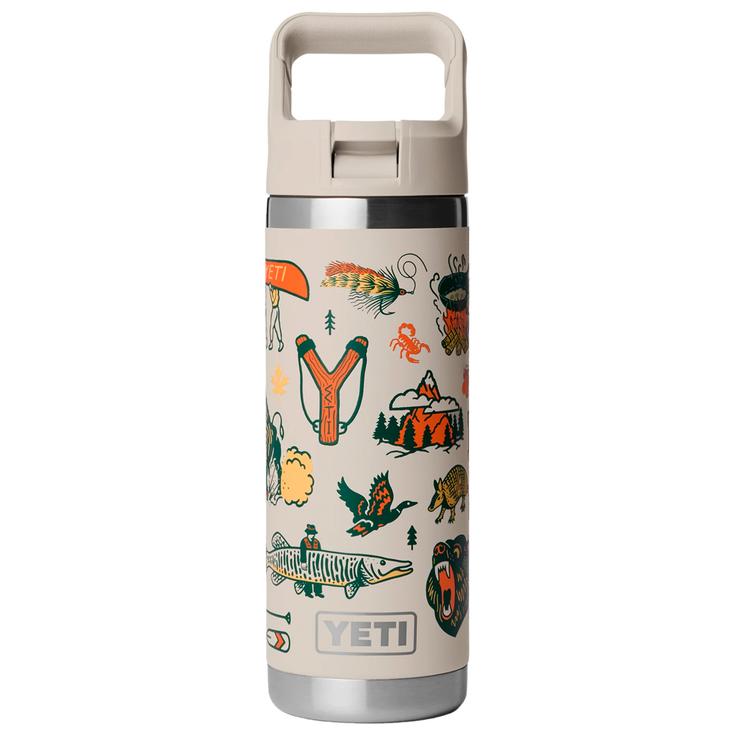 Yeti Gourde Rambler 18 Oz (532 ml) Cape Summer Camp Présentation