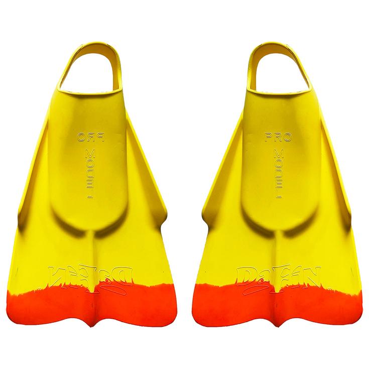 Dafin Palmes Bodyboard Lifeguard - Yellow / Red 