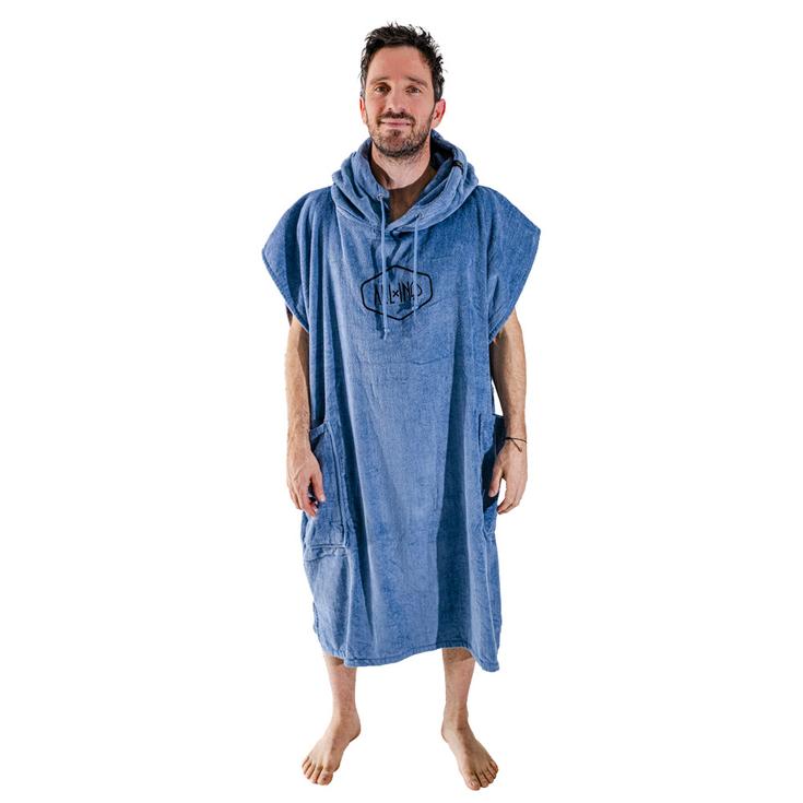 All-In Poncho Surf Classic Flash Line Ponchos Big Blue Présentation