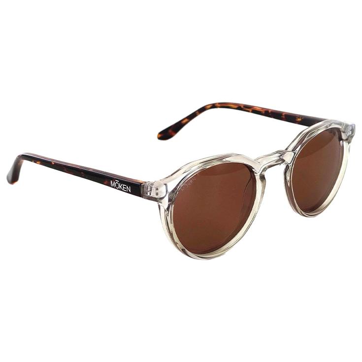 Moken Vision Lunettes de soleil Leonie Crystal Brown Polarized Présentation