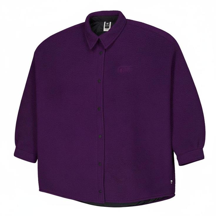 Picture Chemise Aberry Fleece Shirt Potent Purple Présentation