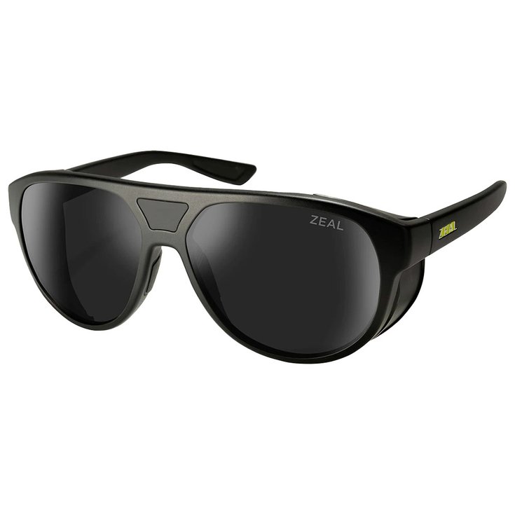 Zeal Lunettes de soleil Selkirk Matte Black Ellume Polarized Dark Grey Présentation