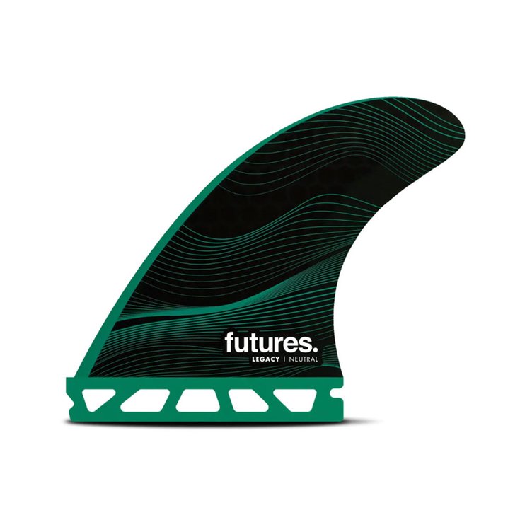 Futures Fins Ailerons Surf F4 Legacy Series - 4 Dérives Green Présentation