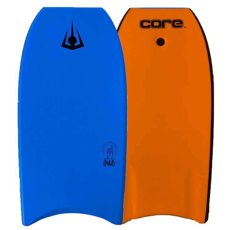 Core Board de Bodyboard One - Blue / Orange Dessous