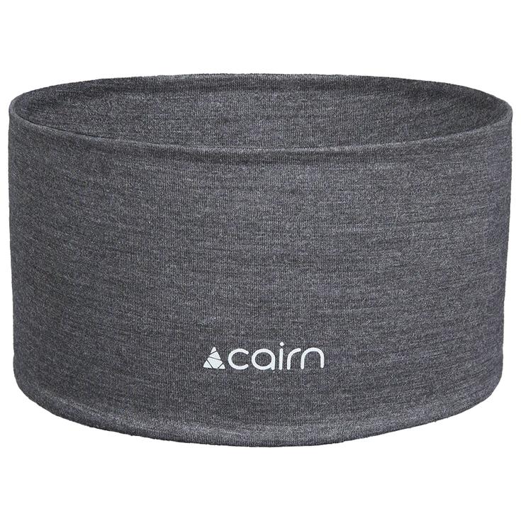 Cairn Bandeau Merino Headband Black Chine Présentation